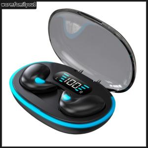 【New Arrival】 BT 5.3 เอียร์บัดไร้สายการตัดเสียงรบกวนแบบไม่ต้องสัมผัสกับหูฟังไมโครสลีปควบคุมหูฟังหูฟังเปิดหูฟังเพื่อการนอนหลับที่ดีขึ้น