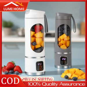 Portable Juicer Blender Cup USB Rechargeable Ice Crushing Digital Display Leakproof Smoothie
