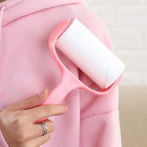 60Pcs Reusable Dust Hair Removal Strong Sticky Lint Roller Dust Tearable Paper for Dust Hair Pet Fur Remover Cloth Cleaner 60