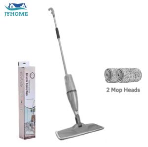 JYHOME Spray Mop 360 ° Rotary Head Mop Dry Wet Dual-Use Microfiber Mop Cloth Household Dust-Proof Cleaner