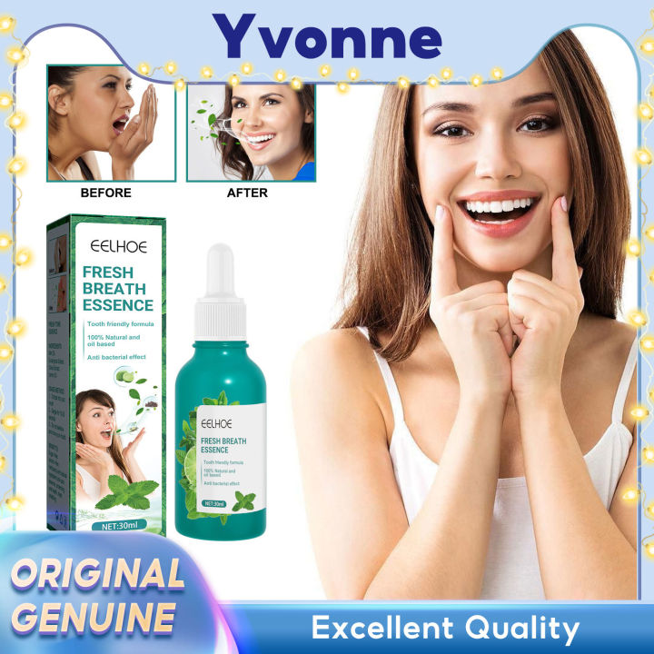 EELHOE Breath Freshener Essence Mint Flavor Mouth Spray Portable Breath