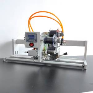 SHENGLONG HP-260Q Hot Selling High Quality Gold Foil Date Pneumatic Coding Machine High Speed Gold Stamping Encoder Ribbon Food Expiry Date Typewriter Batch Number