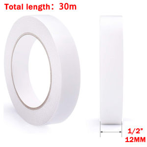 Double Sided Tape (12m/30m Roll) 1/4 1/2 3/4 13/16 Adhesive Sticky Tape (Per Piece)