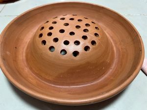 หมูกะทะดินเผา ชุดเตาหมูกะทะ ปิ้งย่าง ดินเผา (ใหญ่) ปั้นจากดินธรรมชาติแข๊งเเรงทนความร้อน