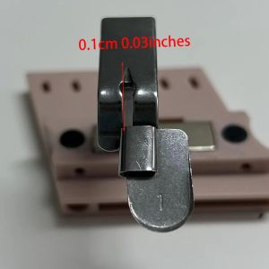 (1pcs) Industrial sewing machine presser foot flat car iron-free downward folding presser foot folding presser foot