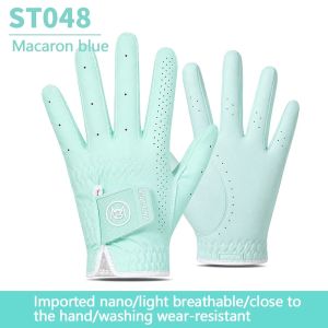 PGM Childrens Golf Gloves one Pair Comfortable Anti Slip Mittens Girls Boys Breathable Elastic Sport Gloves Golf Aids