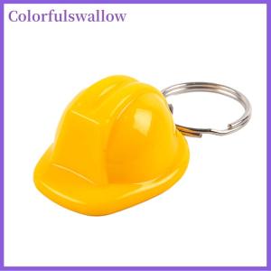 Colorfulswallow Mũ bảo hiểm mũ cứng Keychain kỳ nghỉ sáng tạo an toàn Mũ bảo hiểm keying đồ trang sức quà tặng