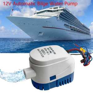 COD BUYREADY Pompa Air Auto Bilge Pump Submersible 12V 1100 GPH HYBP1 / Pompa Celup Kapal Otomatis Akuarium Untuk Kebun Pompa Dap Kapal