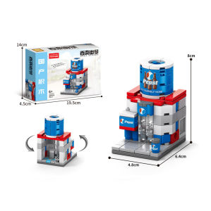 Mainan Block Seri Mini Street Balok Blok Bangunan Mainan Edukasi Anak Mainan Bricks Blok Susun DIY Toys Tampilan Jalan