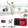 【Cheapest】Rechargeable FM Radio with USB/SD/TF MP3 Player With 18650 Rechargeable Battery. 
