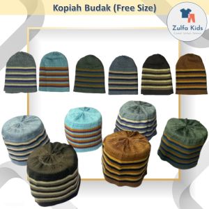 Kopiah Kait Budak Free Size/Kopiah Baby Newborn Toddler/Kopiah Raya Kanak-kanak