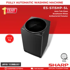 Sharp ES-JN06A9(GY) 6.0 Kg. Fully Automatic Top Load Washing 