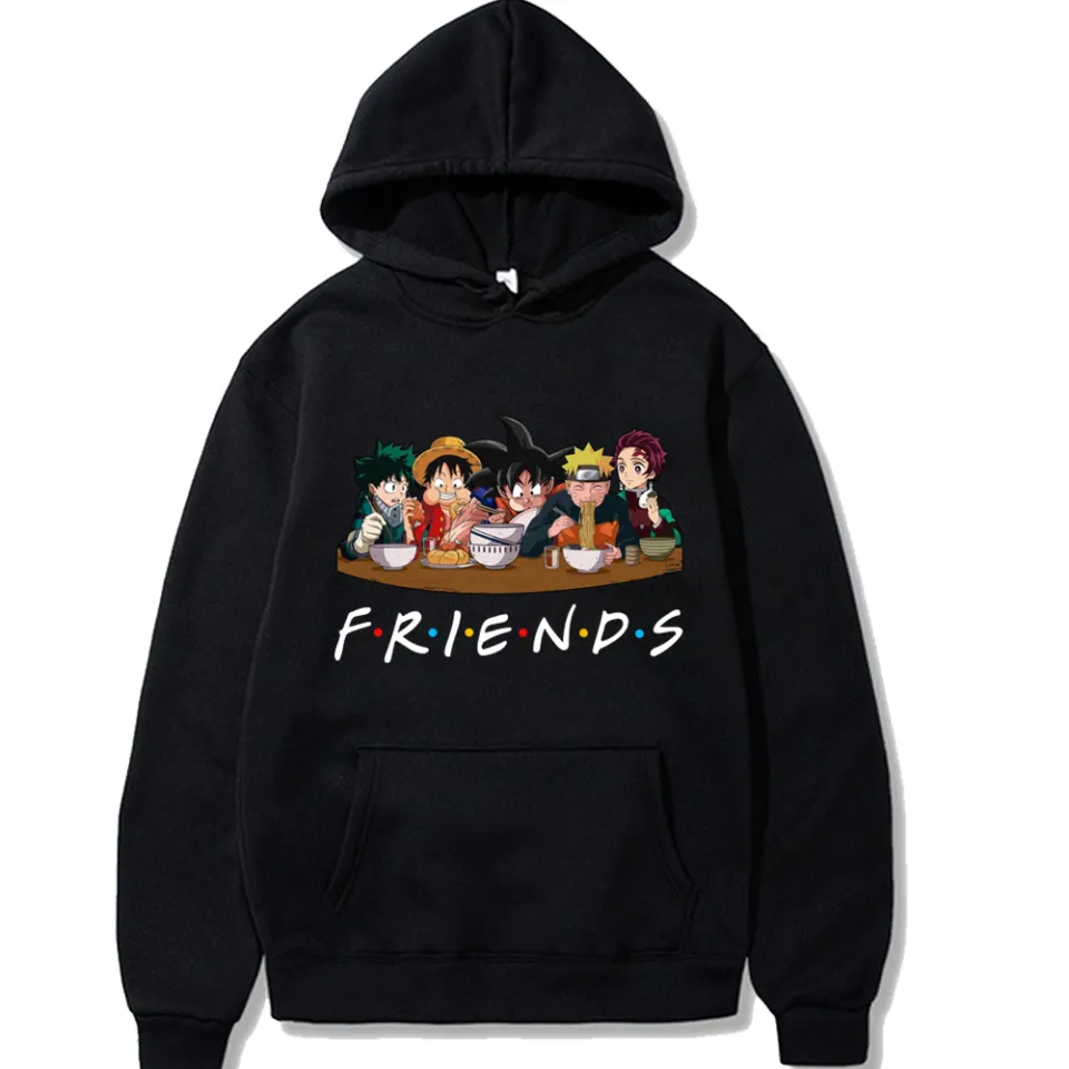 Japanese Anmie Naruto My Hero Academia Friends Long Sleeve