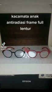 Kacamata Anak Antiradiasi Frame Full Lentur KT 257