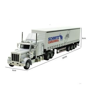 Alloy car truck model toys transportation engineering vehicles container trucks childrens gifts