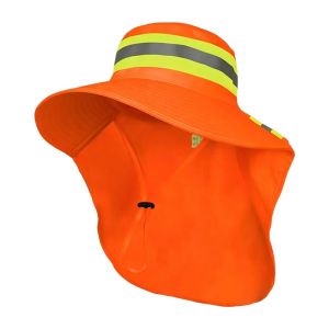 MIRELAE Mùa hè Mũ chống nắng phản quang Vành mũ rộng Chống tia cực tím Mũ che nắng Có thể điều chỉnh Mũ chống nắng Nhân viên vệ sinh