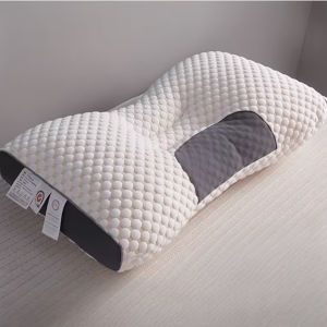 Knitted Cotton Pillow Cervical Spine Protection Sleep Aid Sleep Pillow Core Adult Special Household Dormitory Student Pillow