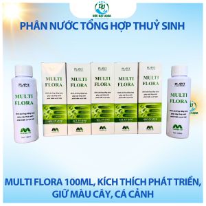 Phân nước tổng hợp thuỷ sinh Multi Flora 100ml kích thích phát triển giữ màu cây cá cảnh