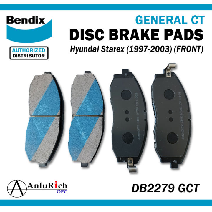 BENDIX FRONT BRAKE PAD SET for Hyundai Starex (1997-2003) DB2279