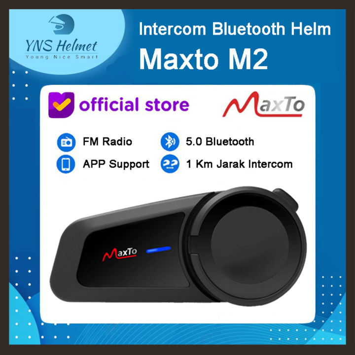 Intercom best sale bluetooth helm