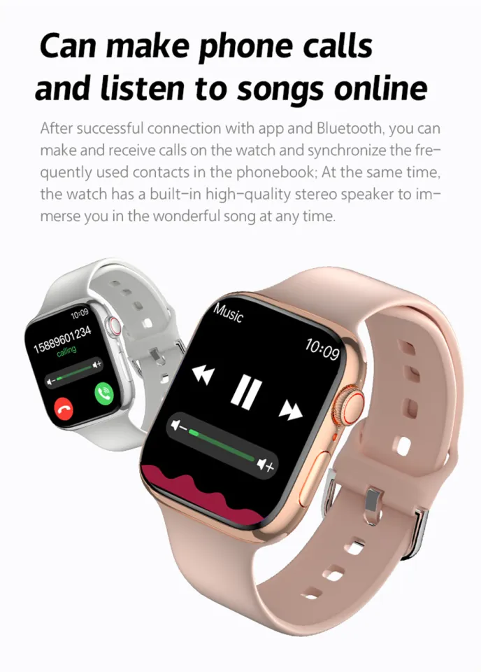 LIGE Smart Watch For Women Full Touch Screen Bluetooth Call - Main Image