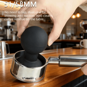 MKEB MALL Ultra Quiet Coffee Powder Suction Cup 51/58mm Dirt Free CoffeePowder Remover Premium Vacuum Style CoffeePowder Sucker Household Appliance