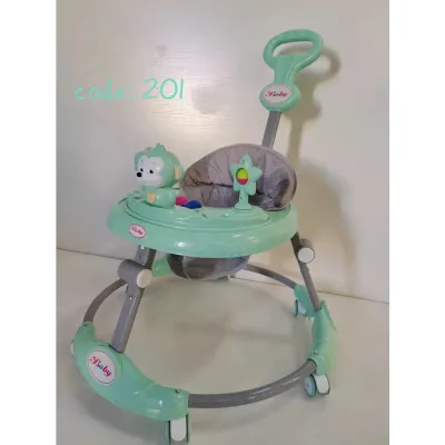 [BABY WALKER] Training Walker for Babies 5-14 months old with Push Control Bar.. Music and Light-201