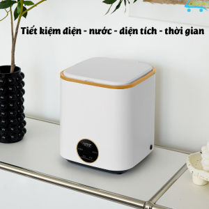 Máy giặt mini CVRAW 15L tự động hoàn toàn cho sinh viên và gia đình giặt đồ trắng đồ lót đồ cho bé - Máy giặt công nghệ mới BH 1 năm giặt 2-3 bộ quần áo giặt cực sạch với thao tác