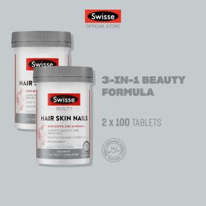 [Twin Pack] Swisse Ultiboost Hair Skin Nails 100 Tabs