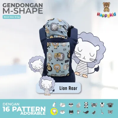 Happy Kid Gendongan Bayi Depan Ransel M-Shape Animal Series - Gendongan Bayi SSC M-Shape