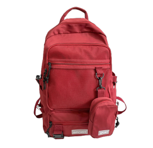 กระเป๋าเป้ กระเป๋าเป้สะพายหลัง กระเป๋าเป้แฟชั่น กระเป๋าสะพายหลัง แถมกระเป๋าใบเล็ก1ใบ รุ่นJKP