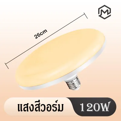 หลอดไฟ LED ทรง UFO หลอด LED ขนาด 150W แสงกระจายกว้าง 200 องศา ประหยัดไฟ