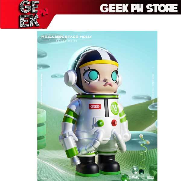 POP MART 2024 MEGA Collection series，400% SPACE MOLLY white