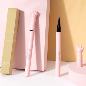Cute Cat Paw Waterproof Waterproof Non-smudging Ultra Fine Eyeliner Slim Long Lasting Liquid Eyeliner
