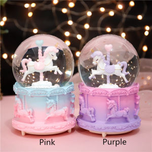 Crystal ball music box lampCartoon lightingLED lamp Creative Lamp Home Lighting Decoration