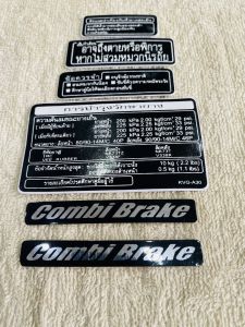 Bộ tem thông số dán xe máy Honda Air blade thái mẫu zin thái dày keo siêu chắc