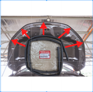 CITY GN2 GN3 GN5 GN6 T00 2021-2026 GETAH BONNET DEPAN SUB SEAL HOOD RUBBER 74142-T00-T00