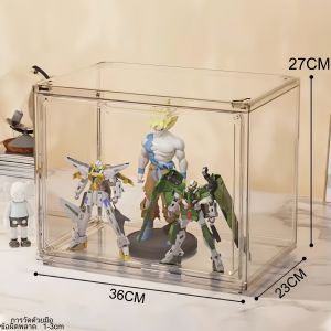 กล่องใส ตู้โมเดล กล่องฟิกเกอร์ ตู้โมเดล กล่องใสเก็บโมเดล กล่องอะคริลิคใส กล่องแสดงเลโก้ โชว์ของเล่น ของสะสม ชั้นวางถอดออกได้ และมีความโปร่งใสสู กันฝุ่นวางซ้อนกันได้