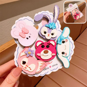 ( Set 5 cái ) Miếng Dán Tóc Mái Kẹp Tóc Không Đau Dành Cho Bé Gái Hoạ Tiết Dễ Thương BK04
