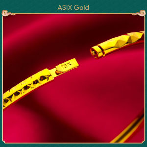 ASIX GOLD สร้อยข้อมือสแน็ปแฟชั่นเคลือบทอง 24K/18K สวมใส่ได้ทุกโอกาส สร้อยข้อมือสุภาพสตรีนําโชคที่ใช้งานได้หลากหลายในแฟชั่นชั้นสูง ของขวัญวันหยุดที่ยอดเยี่ยม ไม่ดําคล้ํา จะไม่ลอก