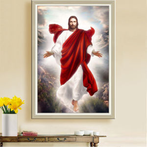 DIY Diamond Painting full Yesus kristen memberi berkah 50x70 cm D663