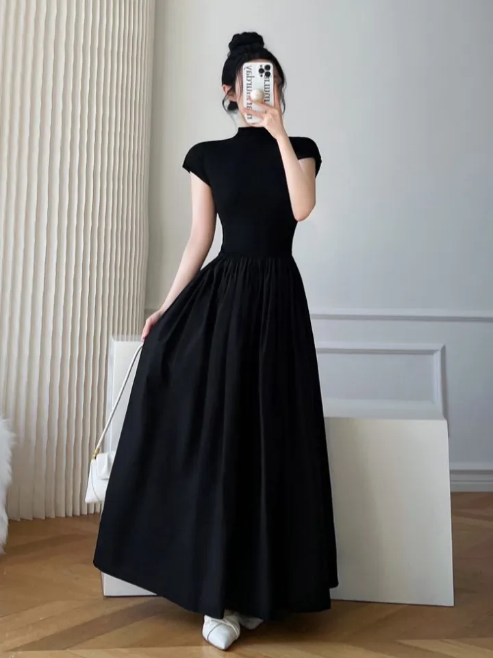 Long Black Sequin Formal Strapless Prom Dress-vachngandaiphat.com.vn