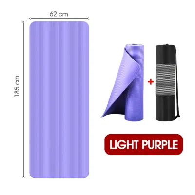 Yoga Mat Exercise TPE Non Slip Soft Comfortable Fitness Workout Thicken High Density Tasteless