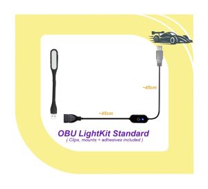 OBU Light Kit For OBU Card Slot Visibility In Underground Carpark / Night