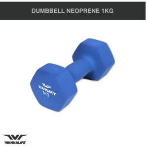 Dumbell / Barbel 1 KG / Dumbbell Anti Slip / Barbel Karet Sintetis