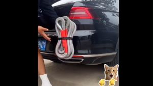 Heavy Duty Tow Rope 5T 10T 18T 25T 3M-9M Braided Car SUV Recovery Rope with U-Shackle & Bag