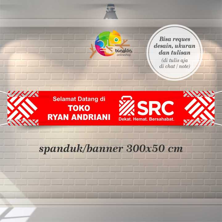 Spanduk Banner Toko SRC