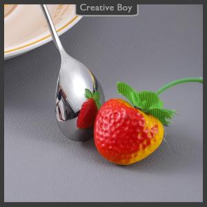 [Creative] Cute Paintings Cat 304 Stainless Steel Spoon Hollow For Coffee Tea Dessert Spoon Kitchen Tableware Gifts For Students Children