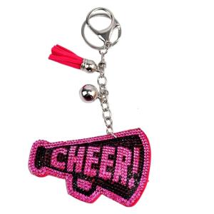 Premium Zinc Alloy Keychain Cheerleader Inspired Accessory With Safety Clasp For Everyday Carry