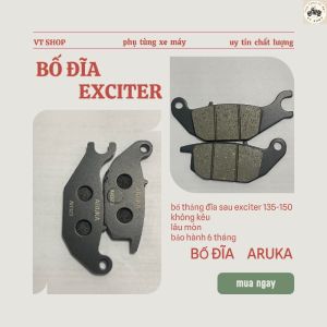 Bố thắng đĩa EXCITER 135 sau sau exciter150 sonic loại tốt bền má phanh xe máy Aruka